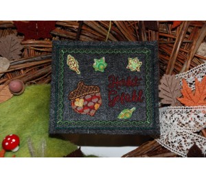 Stickdserie - ITH Mug Rugs Herbst